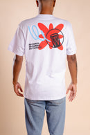 T-SHIRT EU CANTO, EU SAMBO, EU TÔ FELIZ – BRANCA