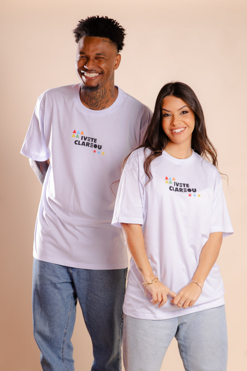 T-SHIRT IVETE CLAREOU – BRANCA