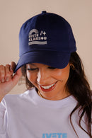 BONÉ DAD HAT IVETE CLAREOU - AZUL