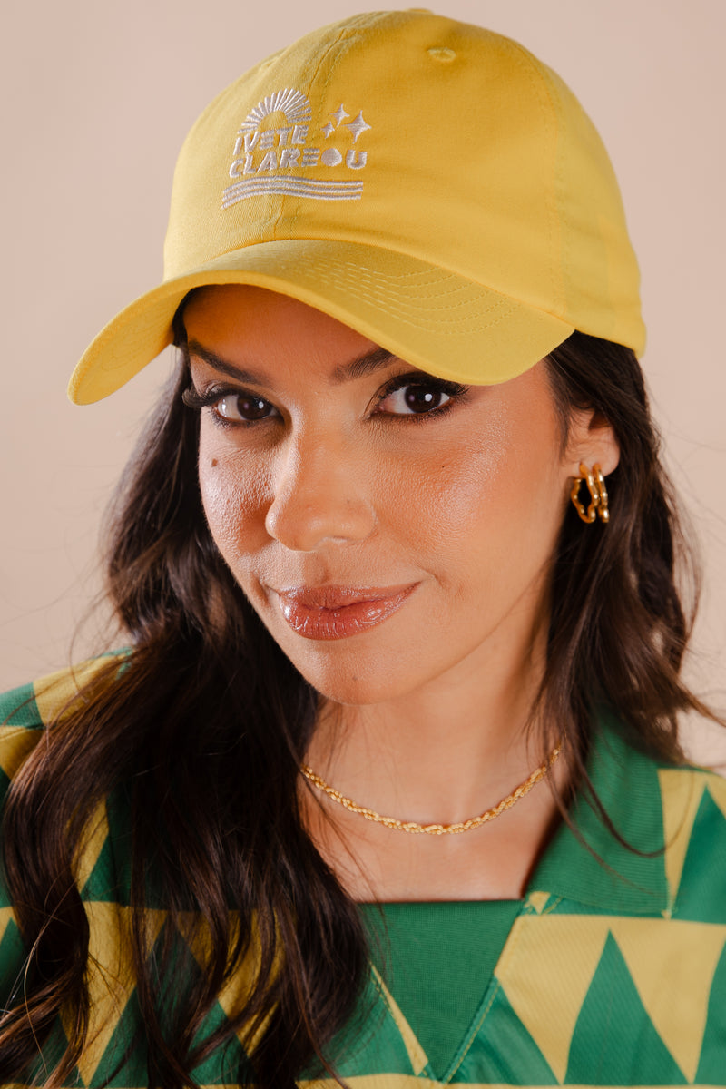 BONÉ DAD HAT IVETE CLAREOU - AMARELO